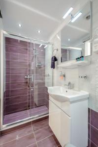 Koupelna v ubytování Hotel Anixis