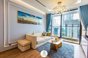 Oleskelutila majoituspaikassa luxury Serviced Apartment Vinhomes Metropolis Premium