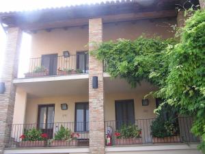 Balkón alebo terasa v ubytovaní Agriturismo Cascina Rosengana