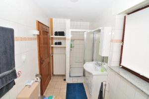 Koupelna v ubytování Haus Rheinterrasse