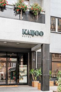 a kaloo hotel sign on the side of a building at Hotel Kaijoo by HappyCulture in Strasbourg