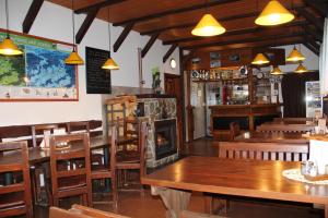Restaurace v ubytování Modrý pension Rokytnice