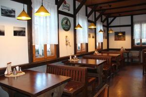 Restaurace v ubytování Modrý pension Rokytnice
