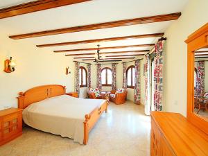 Postel nebo postele na pokoji v ubytování Seaview Villa Balcon al Mar Javea + 37 fotografií