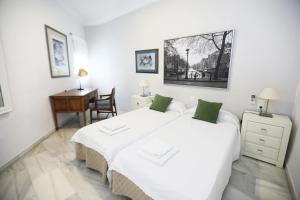 Posteľ alebo postele v izbe v ubytovaní Apartamento Mar de Korus