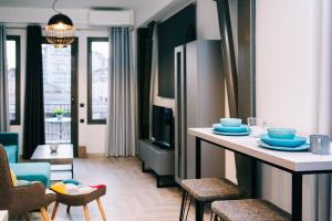 Posezení v ubytování Volos Suites Center