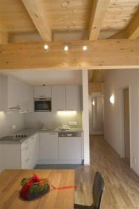 Kuchyň nebo kuchyňský kout v ubytování Appartement Berge