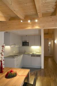 Kuchyň nebo kuchyňský kout v ubytování Appartement Berge