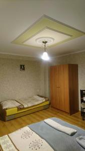 Ένα ή περισσότερα κρεβάτια σε δωμάτιο στο Apartament Frezja