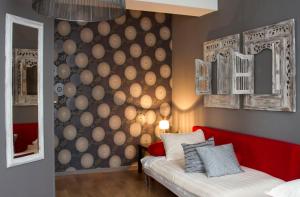 Postel nebo postele na pokoji v ubytování Hotel Matuchi