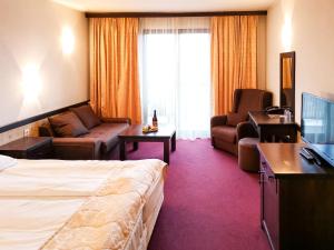 TV a/nebo společenská místnost v ubytování Trinity Residence Bansko