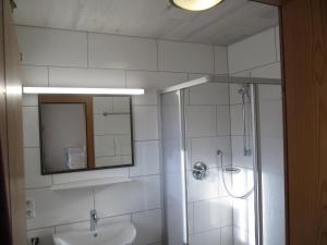 Koupelna v ubytování Appartement Winkler