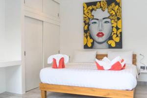 Postel nebo postele na pokoji v ubytování Villa Mokkaran, 3 Bedrooms, Chaweng Noi