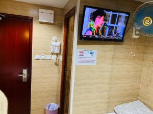 TV a/nebo společenská místnost v ubytování Sleep Inn