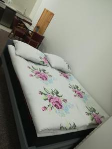 Кровать или кровати в номере Buko apartamenty