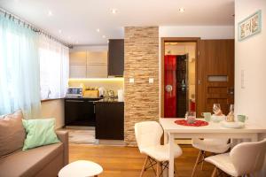 Køkken eller tekøkken på Apartament Bieszczadzkie Anioły