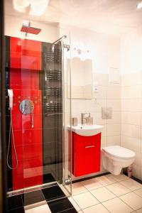 Et badeværelse på Apartament Bieszczadzkie Anioły