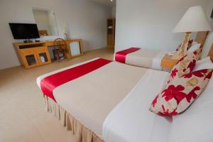 Cama o camas de una habitación en Almont Inland Resort