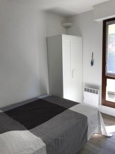 Giường trong phòng chung tại Réf 504, Seignosse océan, appartement proche de la plage et du centre, 4 personnes