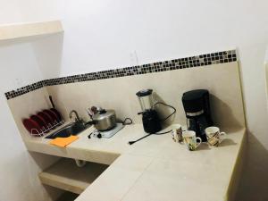 Una cocina o kitchenette en Condo Mar Arena