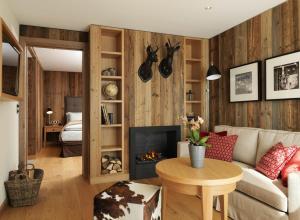 Posezení v ubytování Löwen Hotel Montafon
