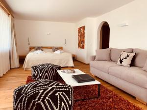 Gulta vai gultas numurā naktsmītnē Albana Hotel Silvaplana