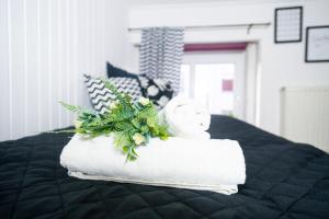 Posteľ alebo postele v izbe v ubytovaní cosy & comfy - OLD TOWN