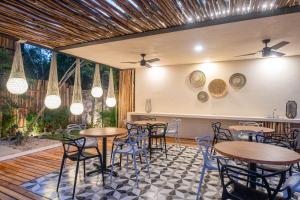 Restaurace v ubytování Amaka Calma Tulum