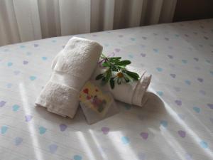 Posteľ alebo postele v izbe v ubytovaní Ane Apartment
