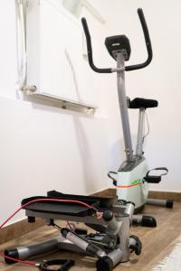 Posilňovňa alebo fitness centrum v ubytovaní Tip-Top Apartman Ház