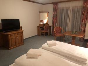 TV o dispositivi per l'intrattenimento presso Alpenhotel Widderstein