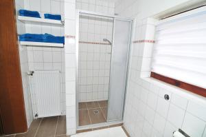 Koupelna v ubytování Haus Rheinterrasse