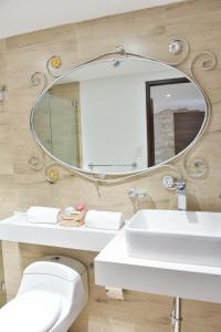Koupelna v ubytování Casa Lua Hotel Spa