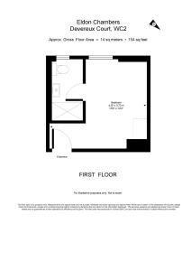 Floor plan ng Eldon Chambers Pod 2 by City Living London