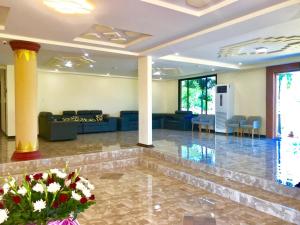 Ο χώρος του λόμπι ή της ρεσεψιόν στο Acacia Hotel Bagan