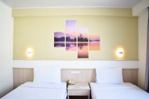 Postel nebo postele na pokoji v ubytování Trang Hotel Bangkok - SHA Plus