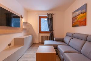 TV a/nebo společenská místnost v ubytování Casa Zulian
