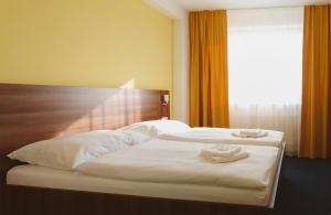 Postel nebo postele na pokoji v ubytování Hotel Zobor
