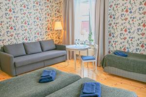 Posezení v ubytování Polhem Bed & Breakfast