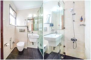 Koupelna v ubytování FabHotel Marble Arch Karol Bagh