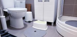 Bilik mandi di Studio apartman ENJOY Divčibare