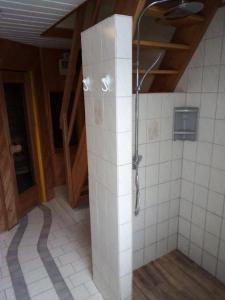 Vonios kambarys apgyvendinimo įstaigoje Ferienwohnungen Kilger