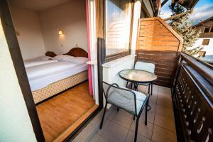 Postel nebo postele na pokoji v ubytování Guesthouse Leski Dvor