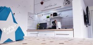Dapur atau dapur kecil di Studio apartman ENJOY Divčibare