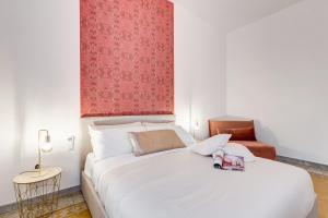 Voodi või voodid majutusasutuse BDC - Termini Sun Apartment toas