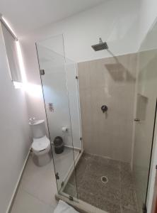 Koupelna v ubytování Kai Hotel
