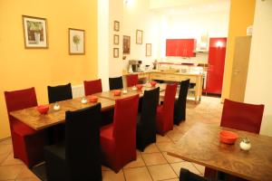 Kuchyň nebo kuchyňský kout v ubytování Hotel Aurelia