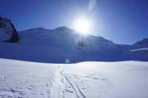 Gletscherchalet talvel