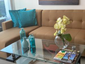 Χώρος καθιστικού στο Apartamento Nuevo Norte de Valledupar-1 Habitación, Balcón y Parqueadero