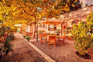 Zahrada ubytování Strandhotel Alte Donau